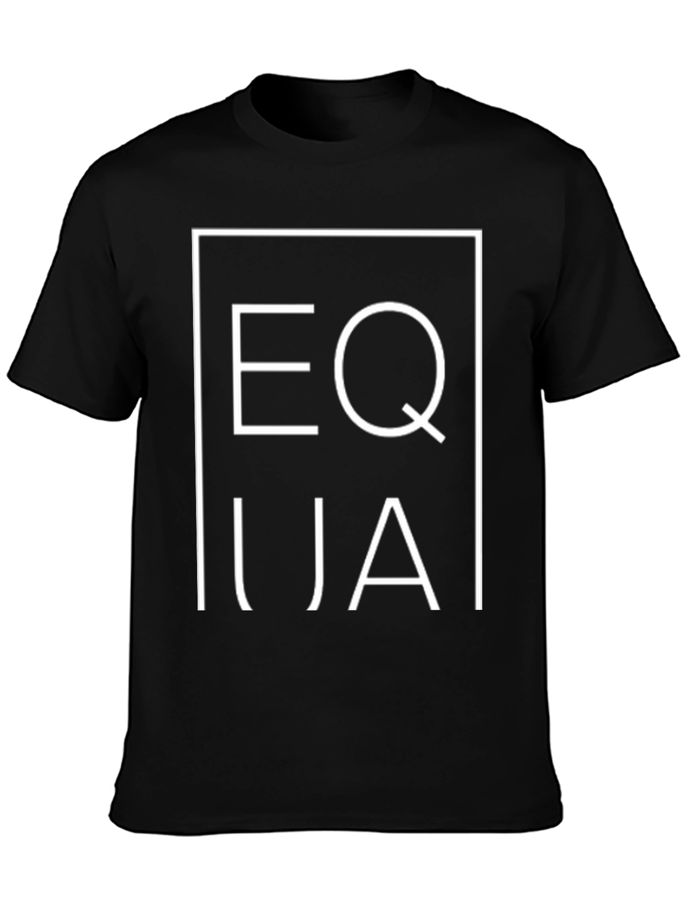 Equality Unisex Black Tee