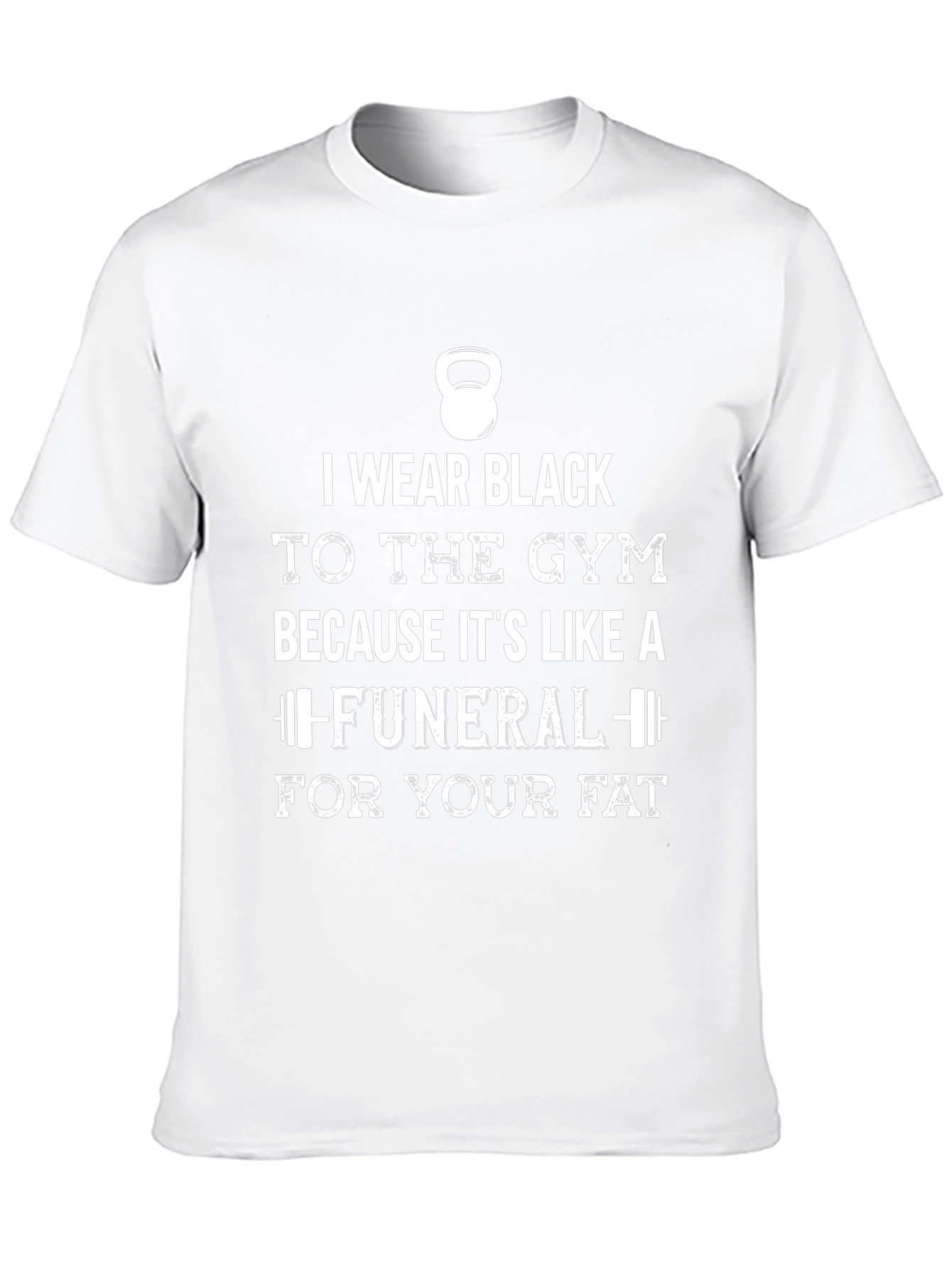 Black Gym T-Shirt - Funeral For Your Fat