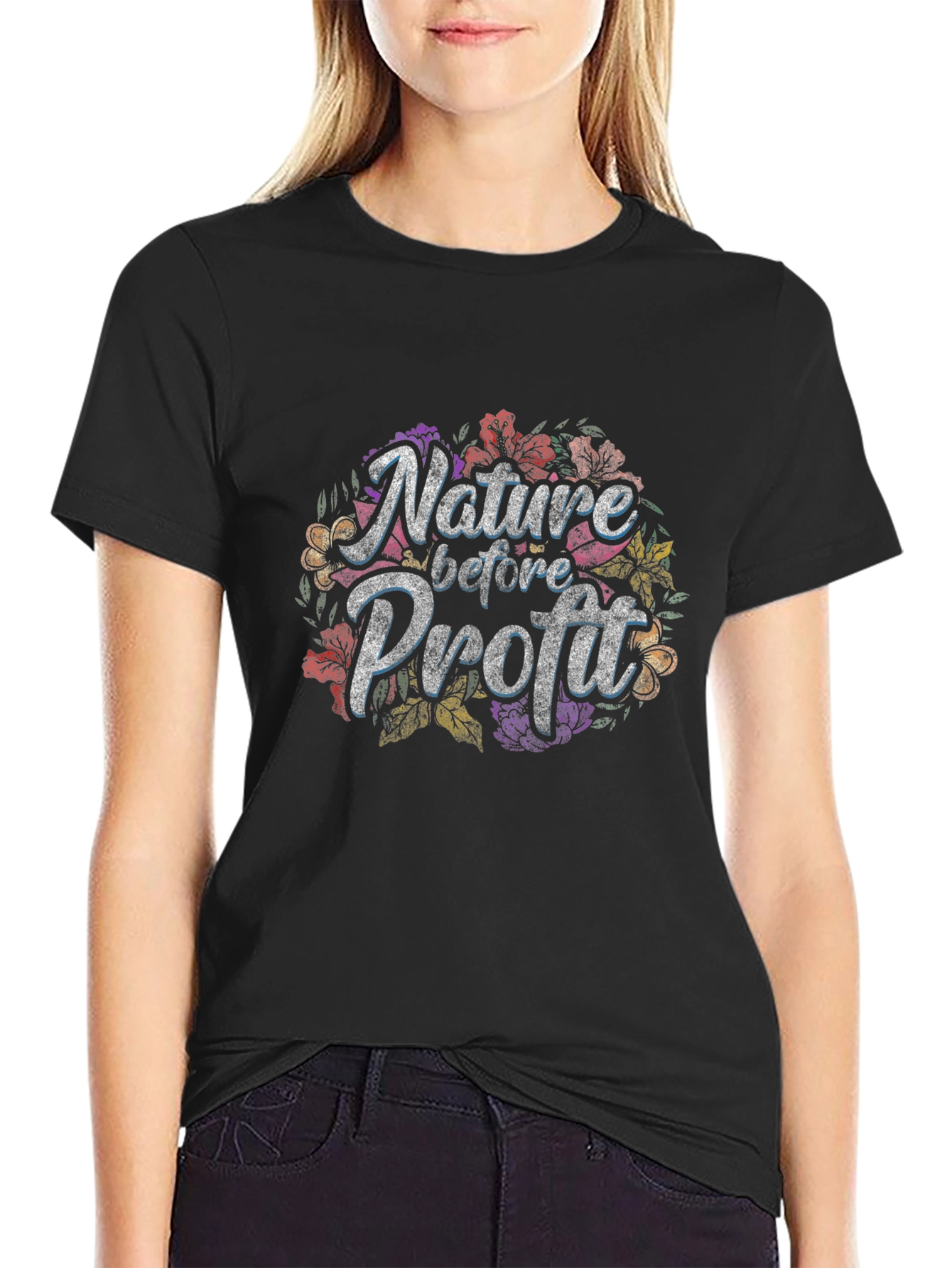 Nature Before Profit Graphic T-Shirt