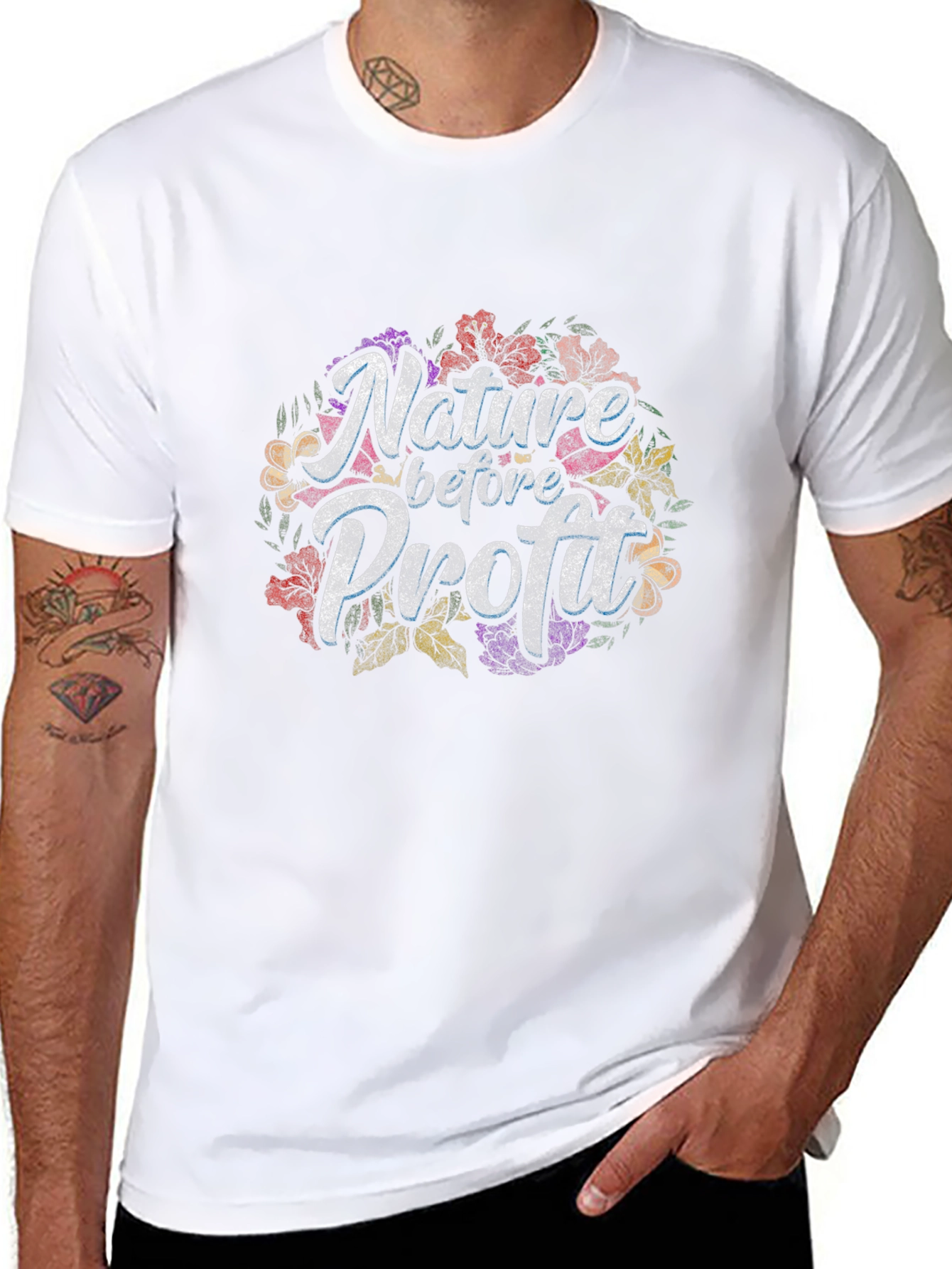 Nature Before Profit Graphic T-Shirt