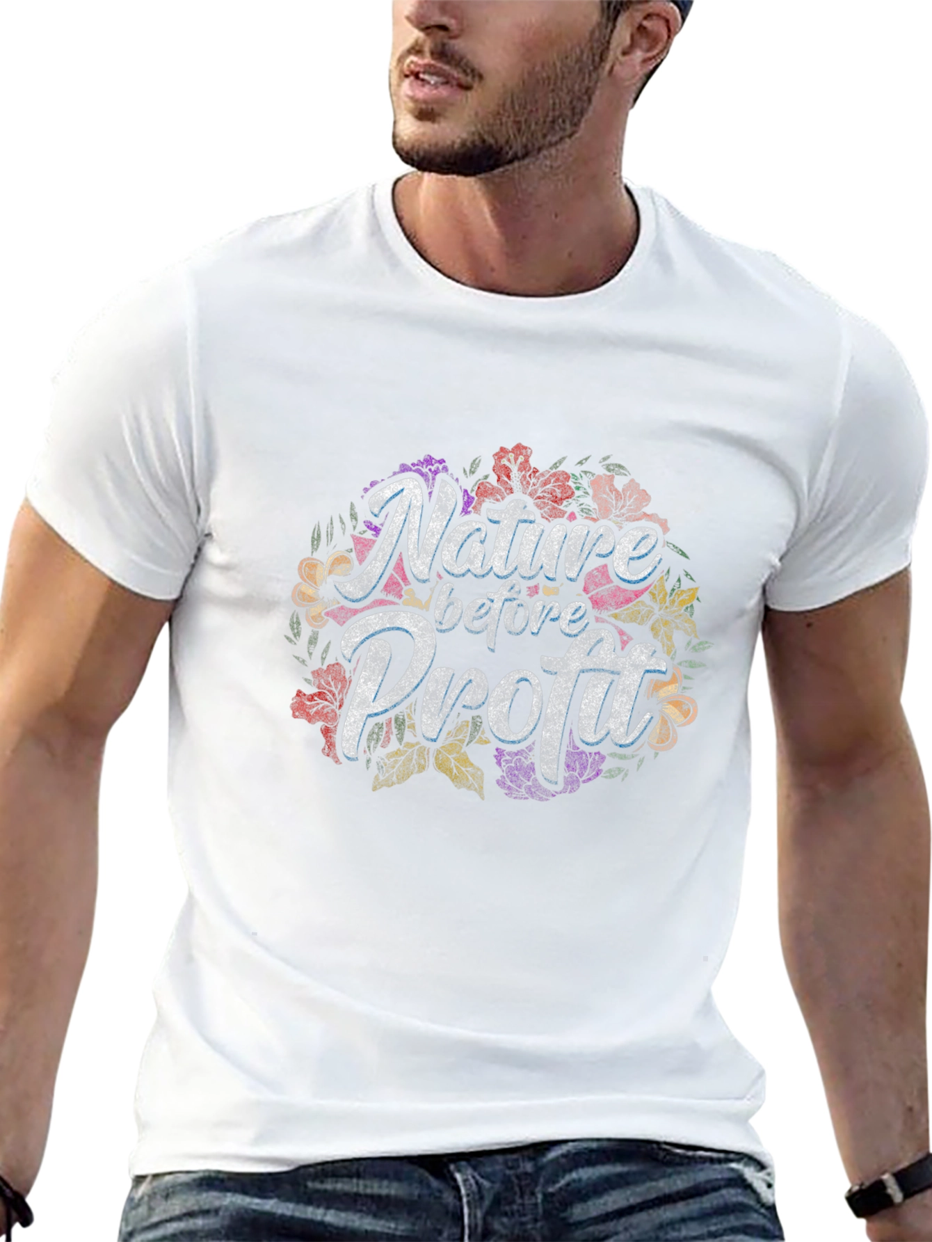 Nature Before Profit Graphic T-Shirt