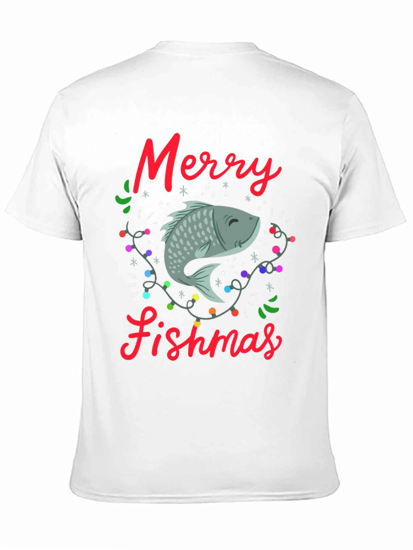 Merry Fishmas T-Shirt - Holiday Fishing Tee