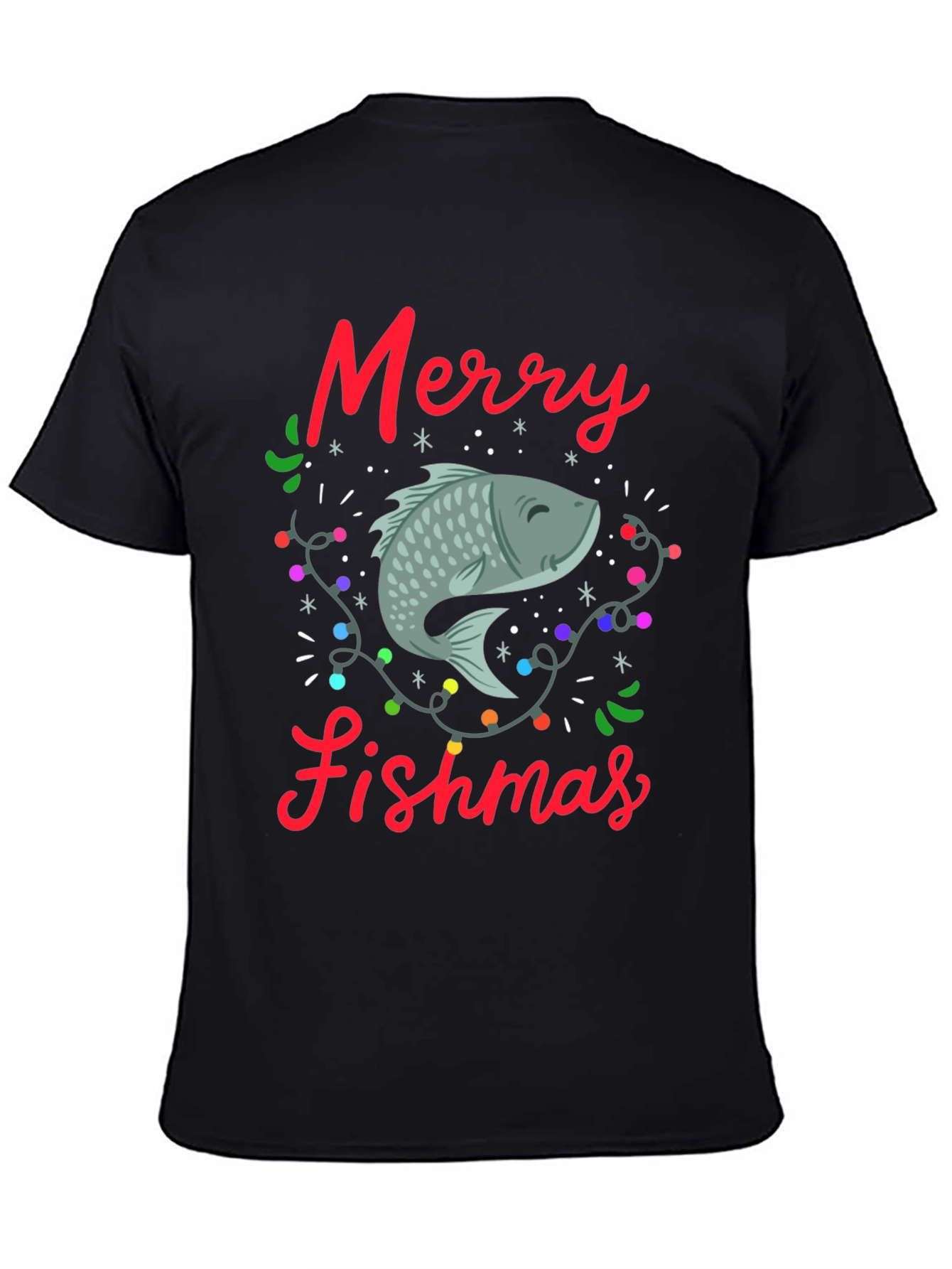 Merry Fishmas T-Shirt - Holiday Fishing Tee