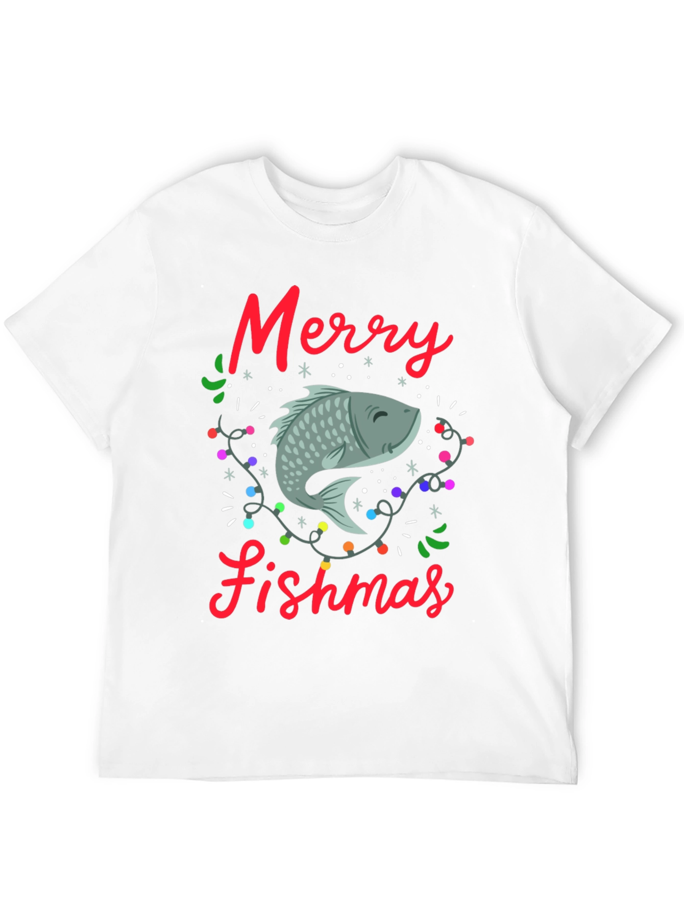 Merry Fishmas T-Shirt - Holiday Fishing Tee