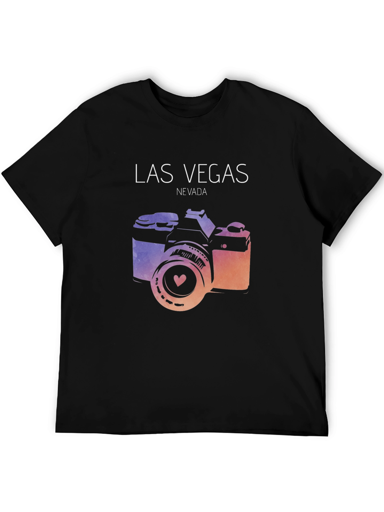 Las Vegas Nevada Camera Graphic T-Shirt