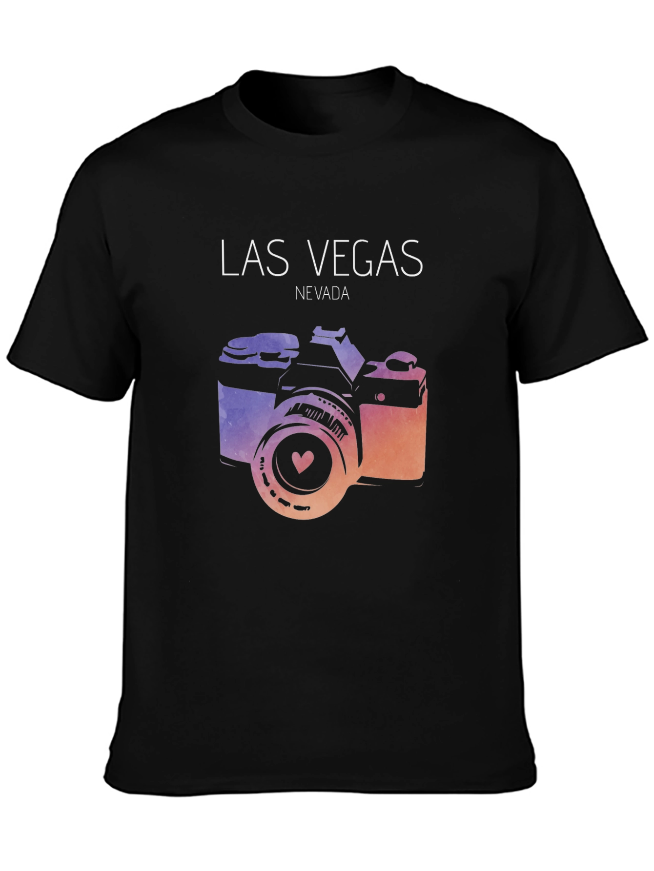 Las Vegas Nevada Camera Graphic T-Shirt