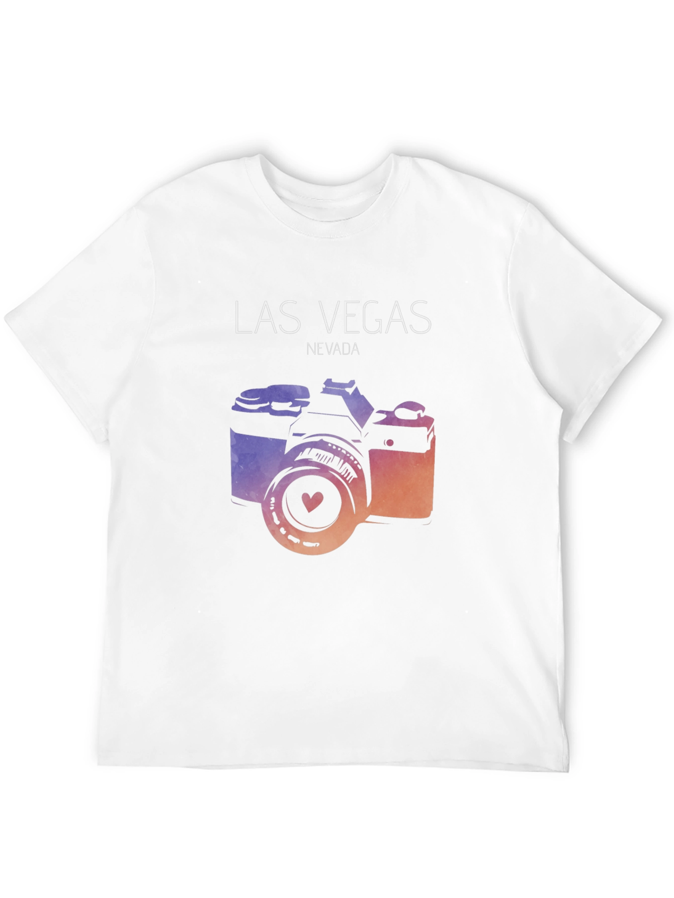 Las Vegas Nevada Camera Graphic T-Shirt