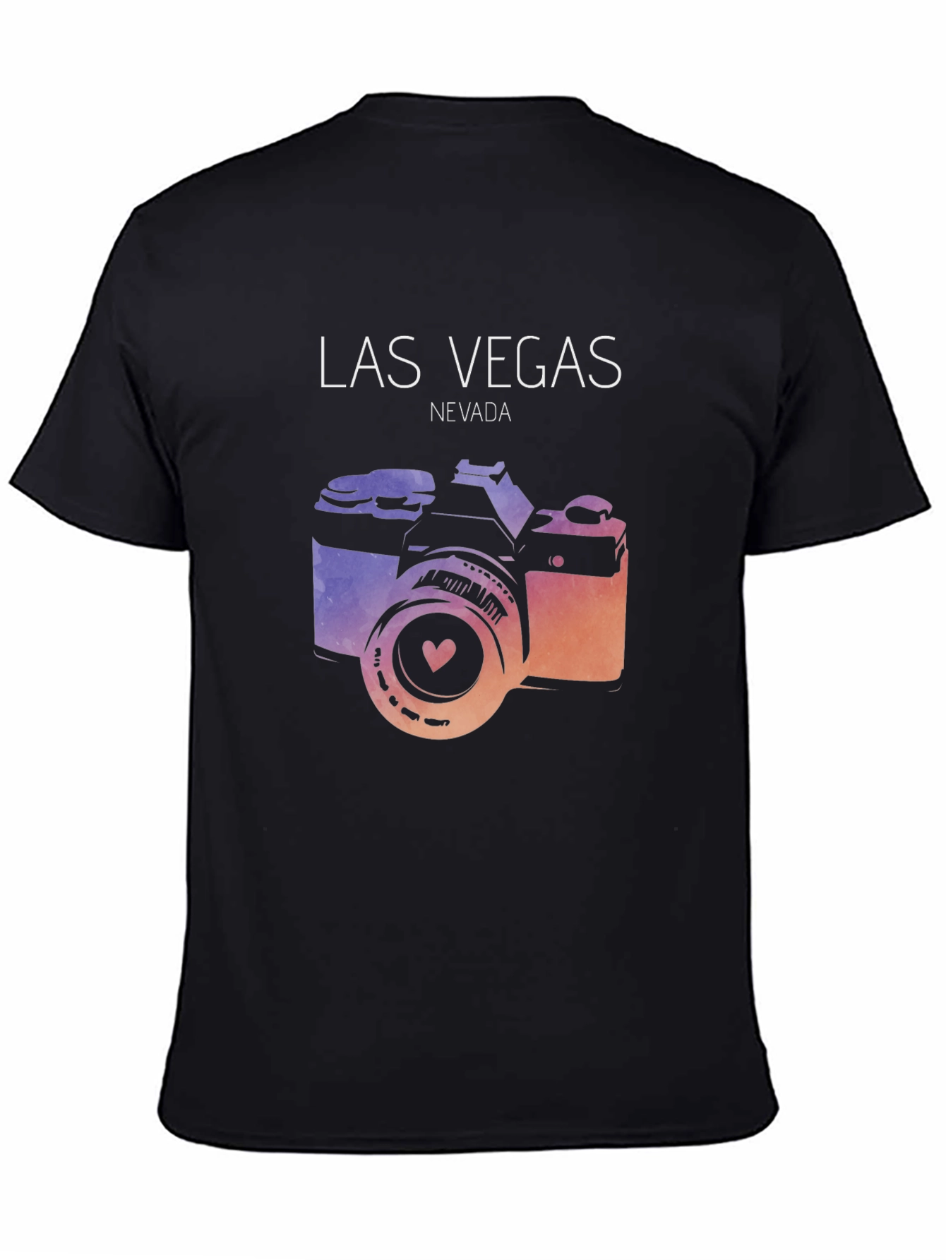 Las Vegas Nevada Camera Graphic T-Shirt