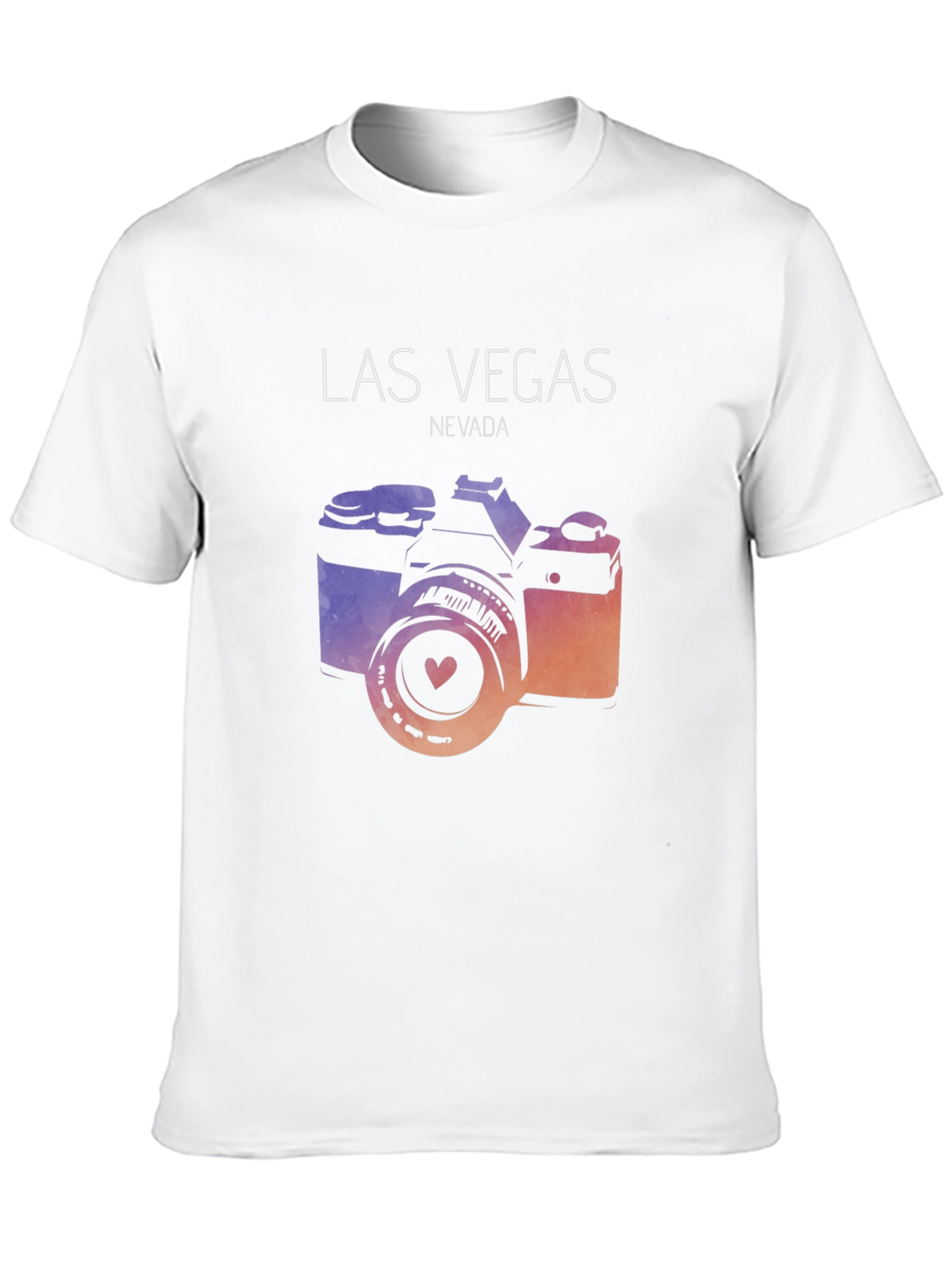 Las Vegas Nevada Camera Graphic T-Shirt