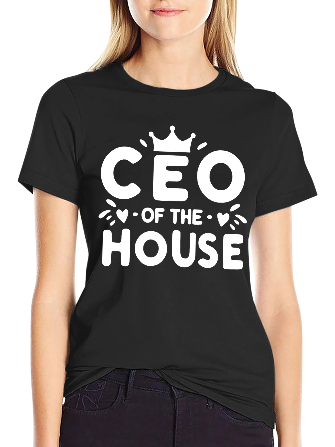 CEO of the House Graphic Tee - Black