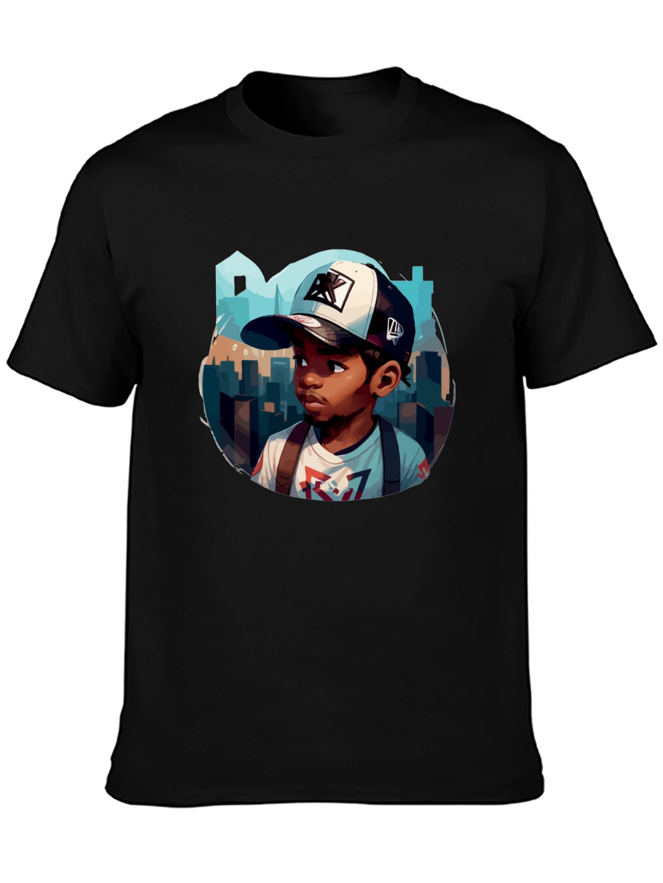 Cartoon Character Graphic T-Shirt