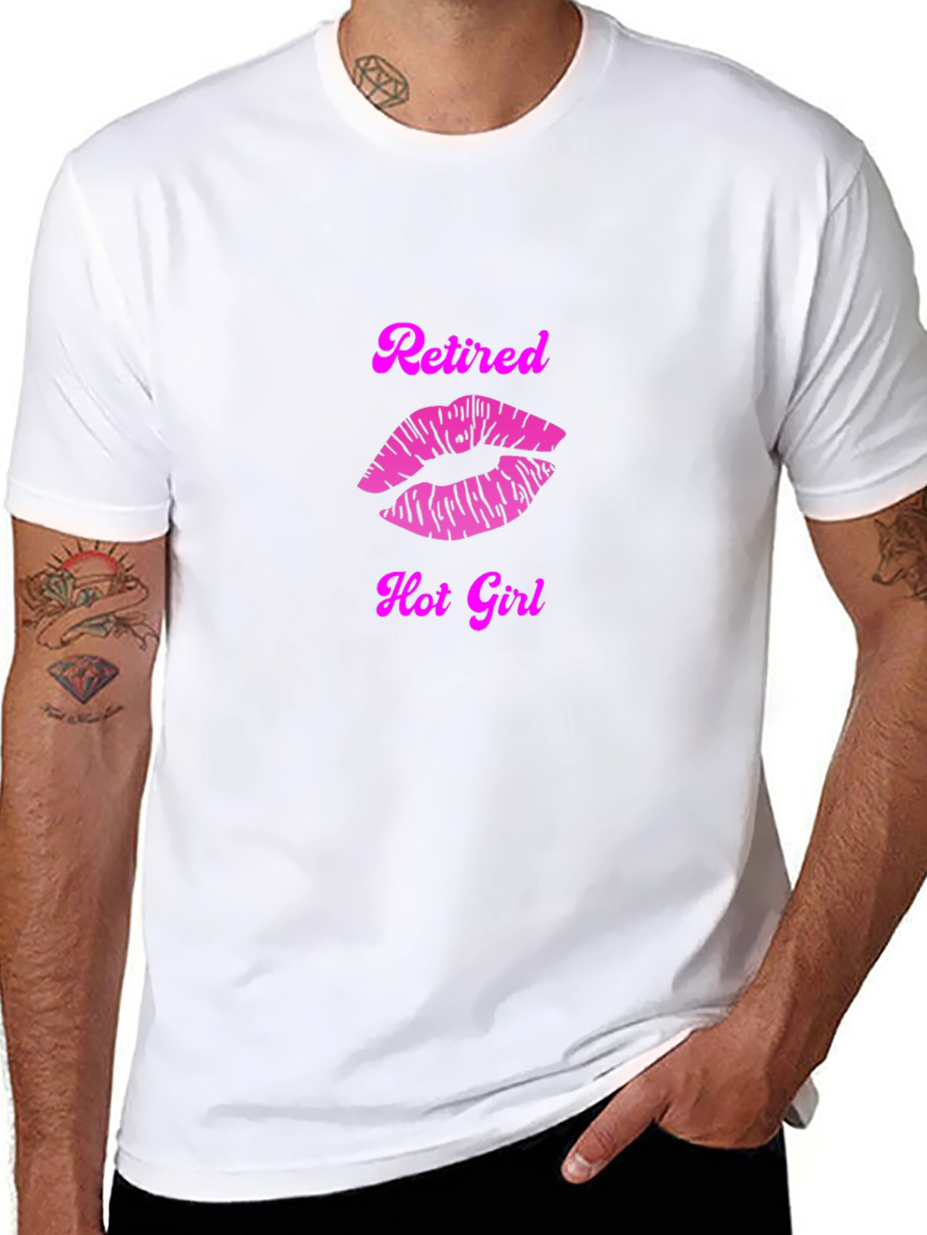Retired Hot Girl Graphic T-Shirt