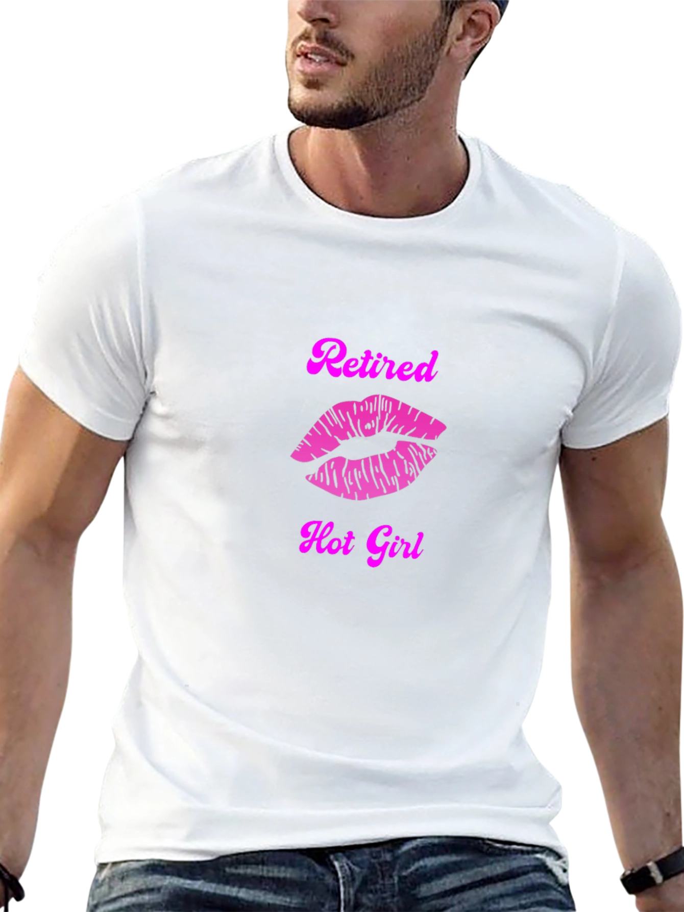 Retired Hot Girl Graphic T-Shirt