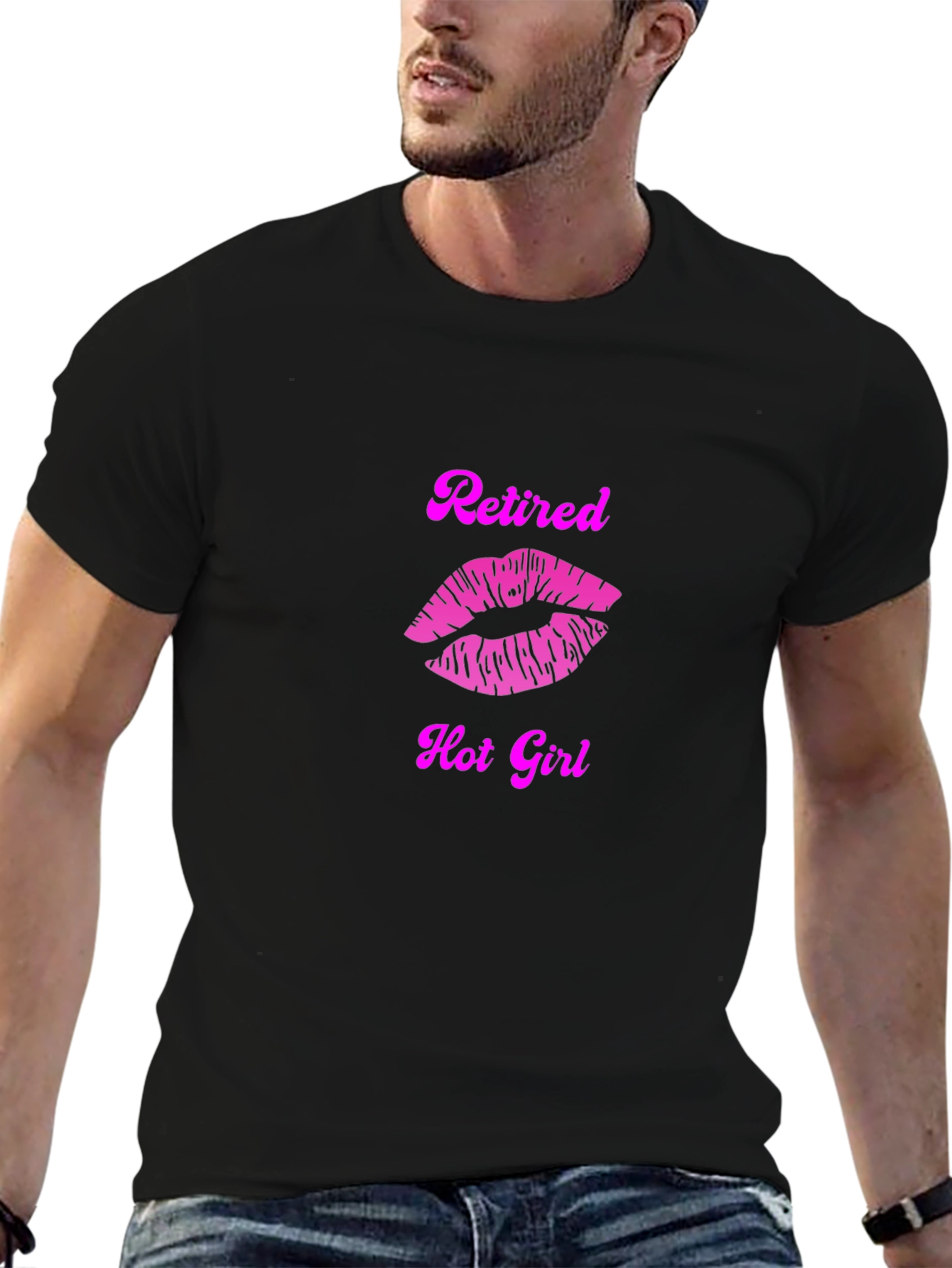 Retired Hot Girl Graphic T-Shirt