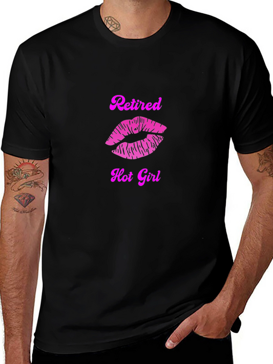 Retired Hot Girl Graphic T-Shirt