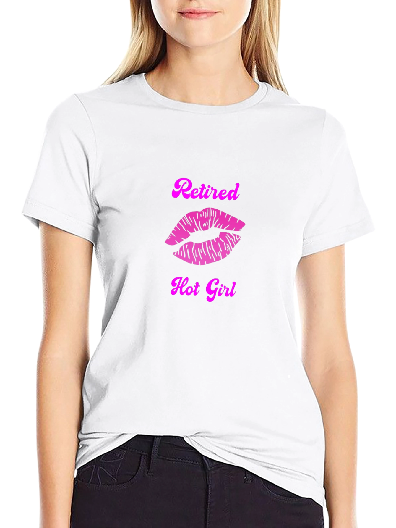 Retired Hot Girl Graphic T-Shirt