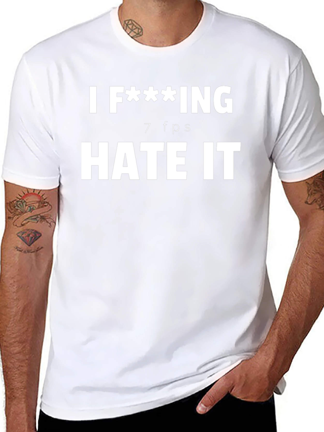 I F***ING Hate It T-Shirt - Gamer Humor