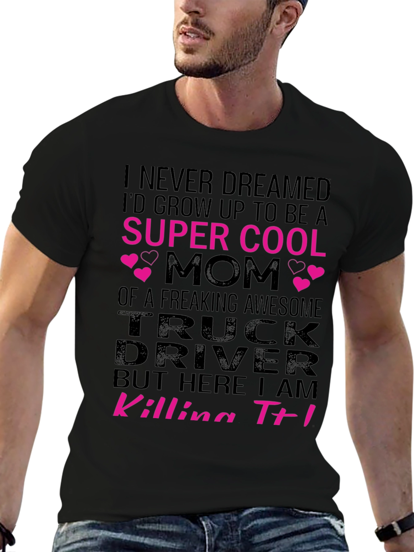 Super Cool Trucker Mom T-Shirt