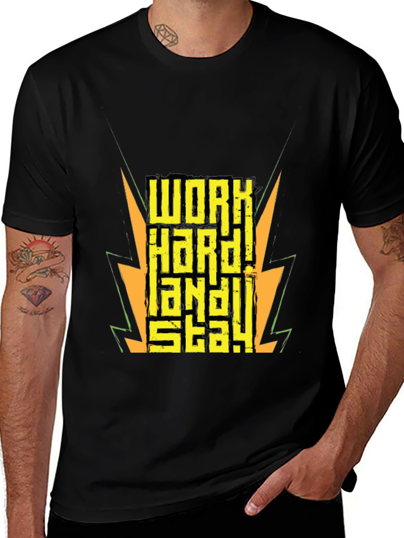 Work Hard! Stay Hard! Graphic T-Shirt