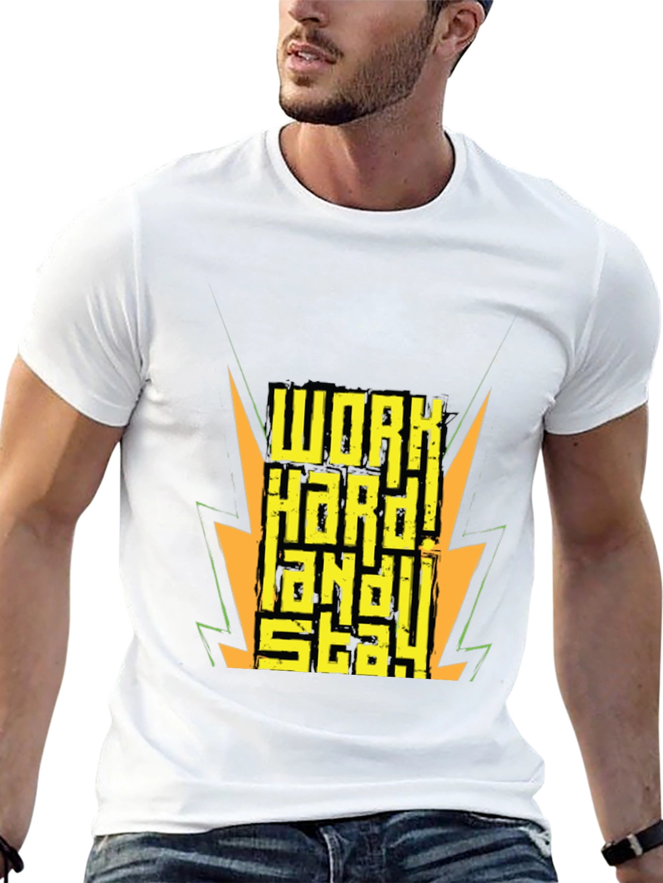 Work Hard! Stay Hard! Graphic T-Shirt