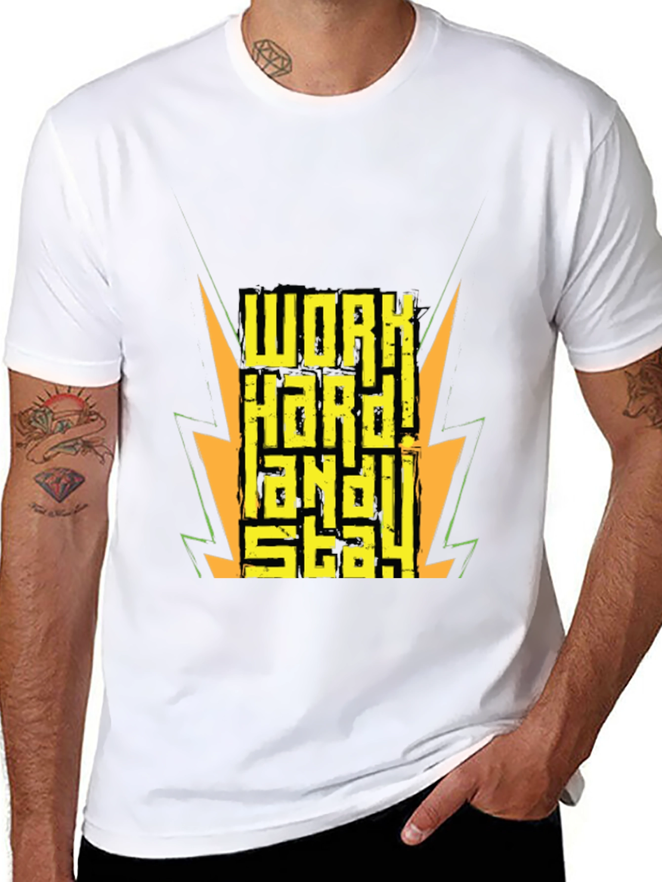 Work Hard! Stay Hard! Graphic T-Shirt