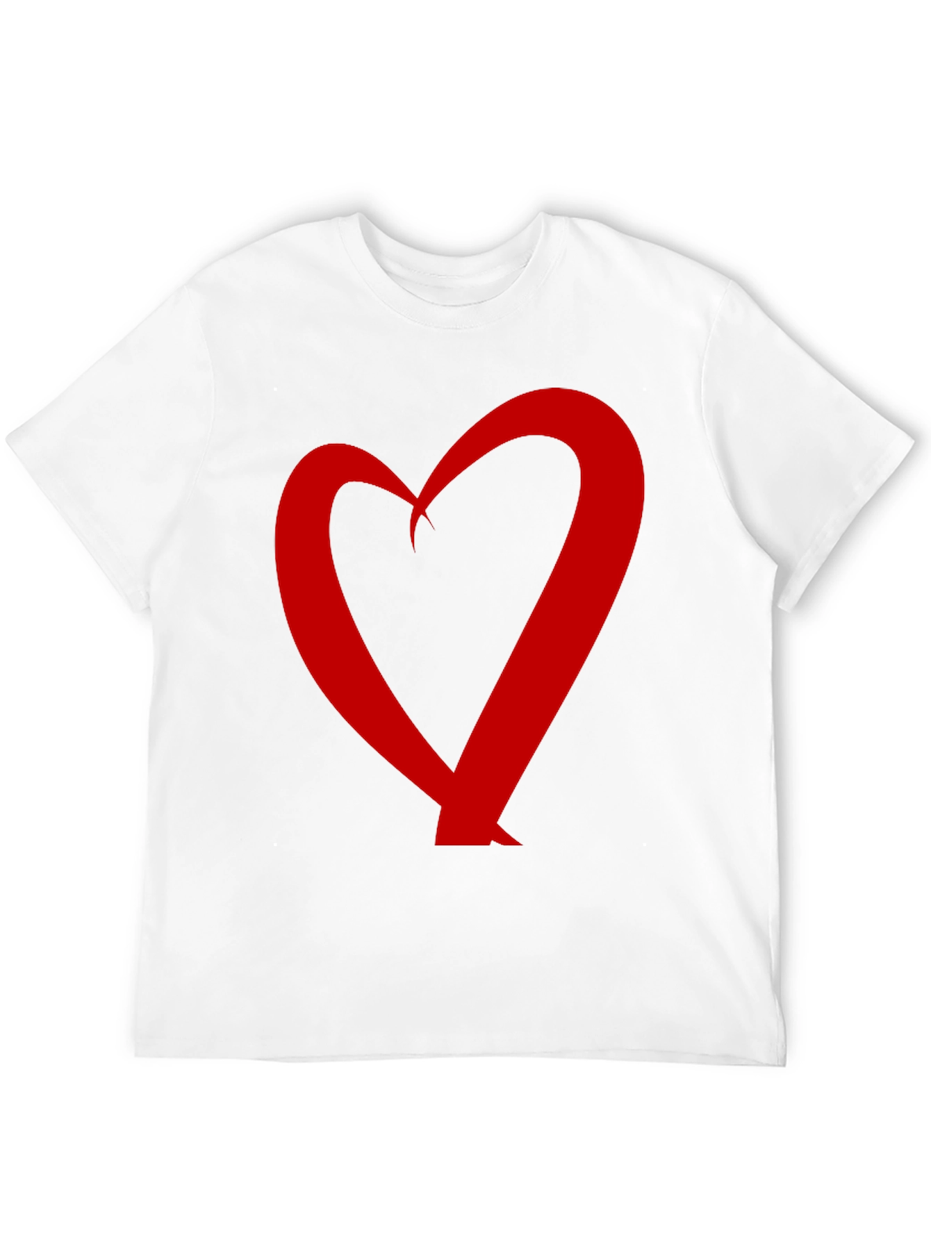 Heart Graphic Black T-Shirt