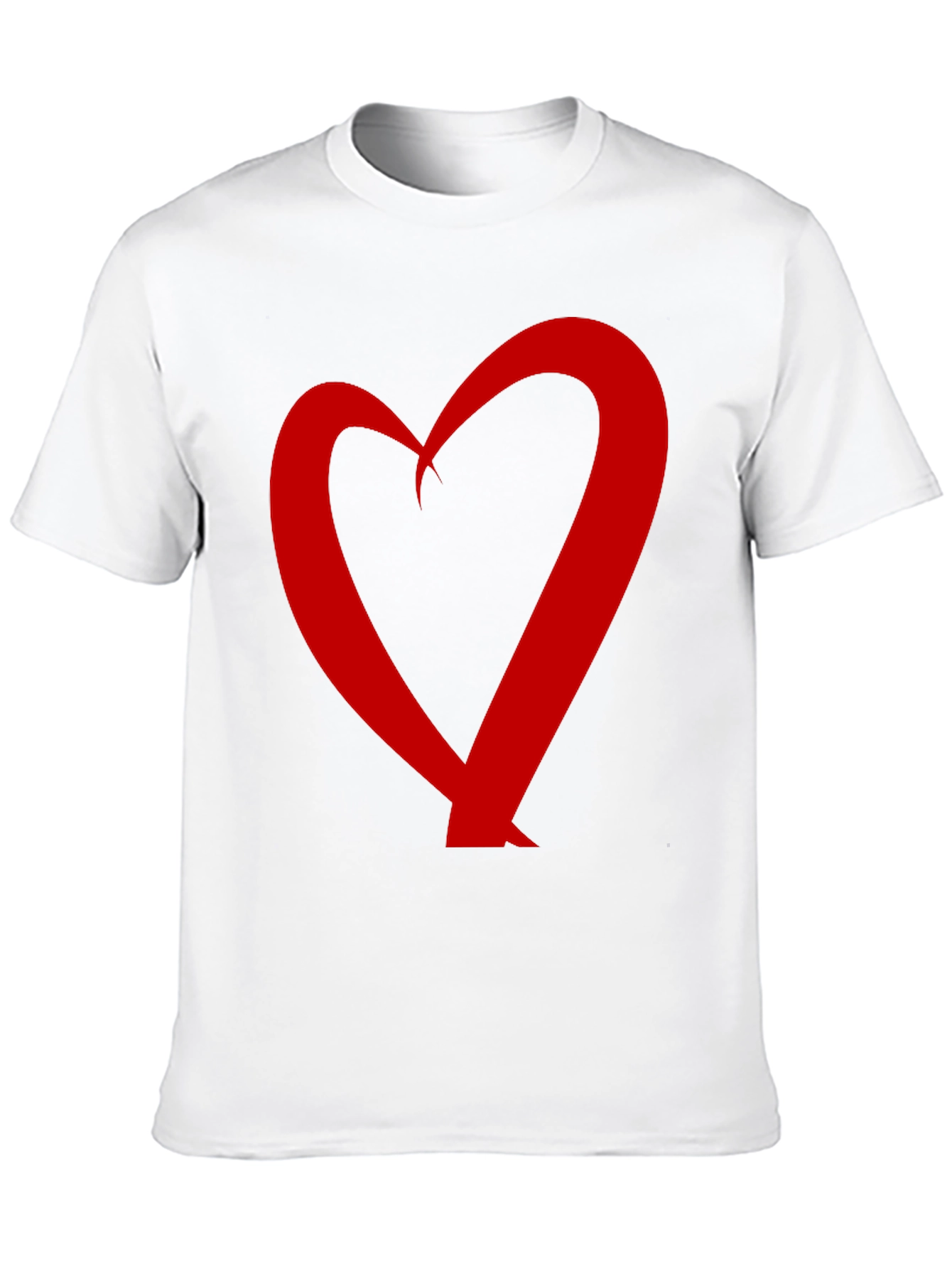 Heart Graphic Black T-Shirt