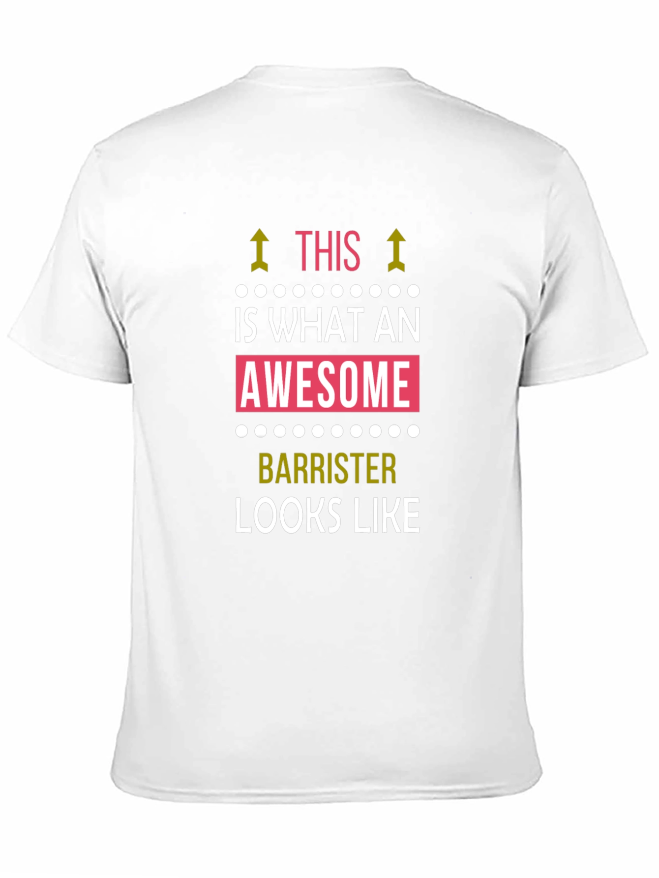 Awesome Barrister T-Shirt - Black Cotton Tee