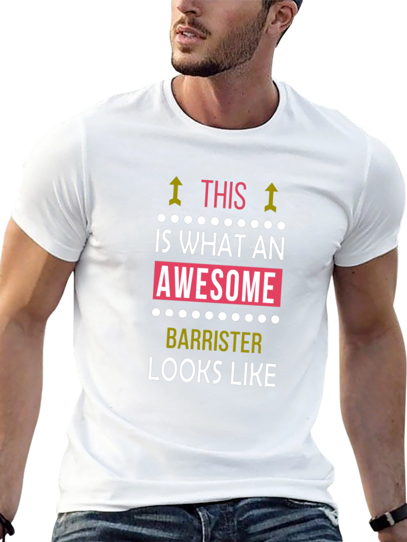 Awesome Barrister T-Shirt - Black Cotton Tee