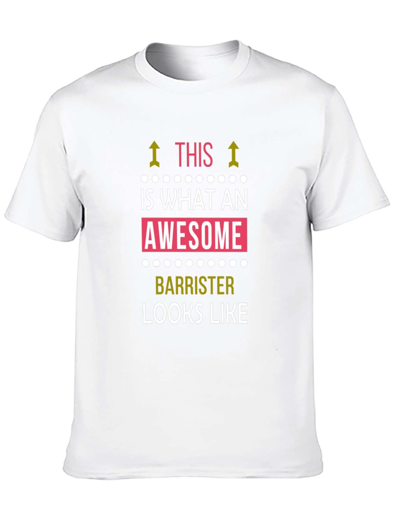Awesome Barrister T-Shirt - Black Cotton Tee