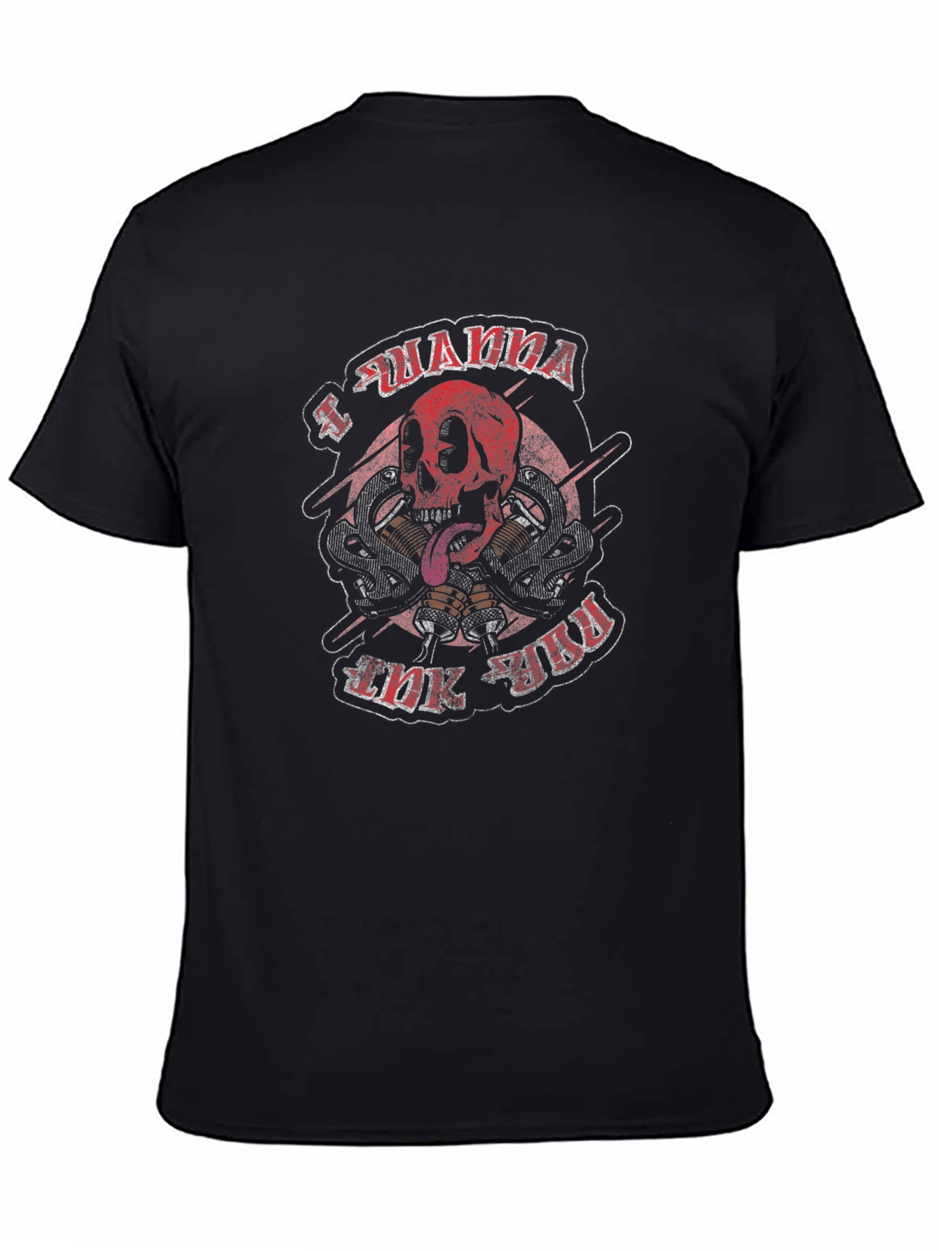 Skull & Snakes Graphic T-Shirt - Black