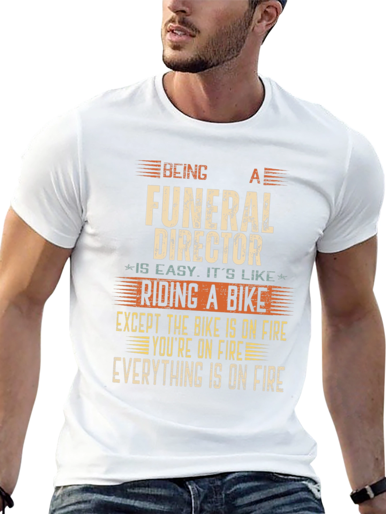 Funeral Director On Fire T-Shirt