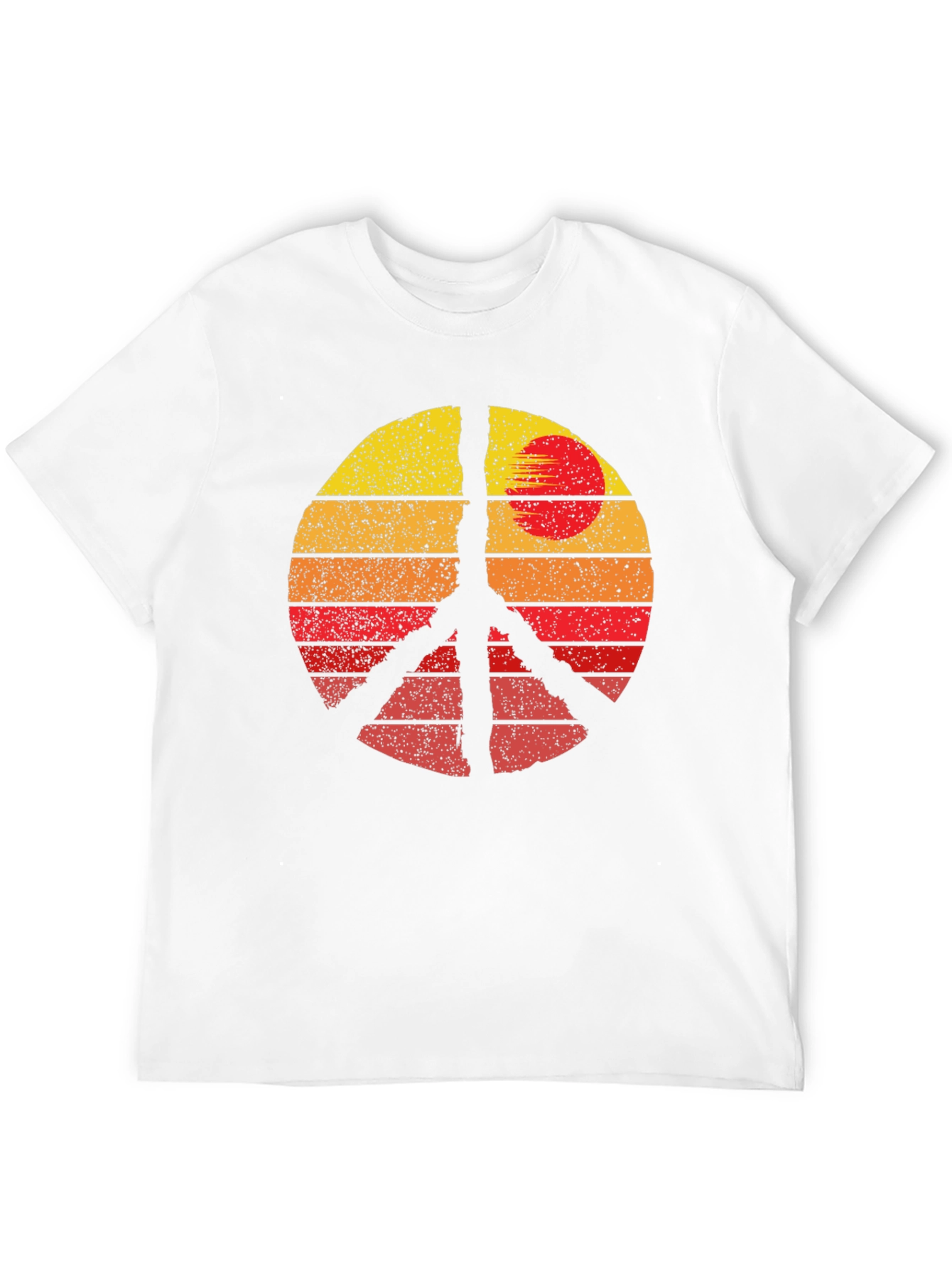 Retro Sunset Peace Sign T-Shirt