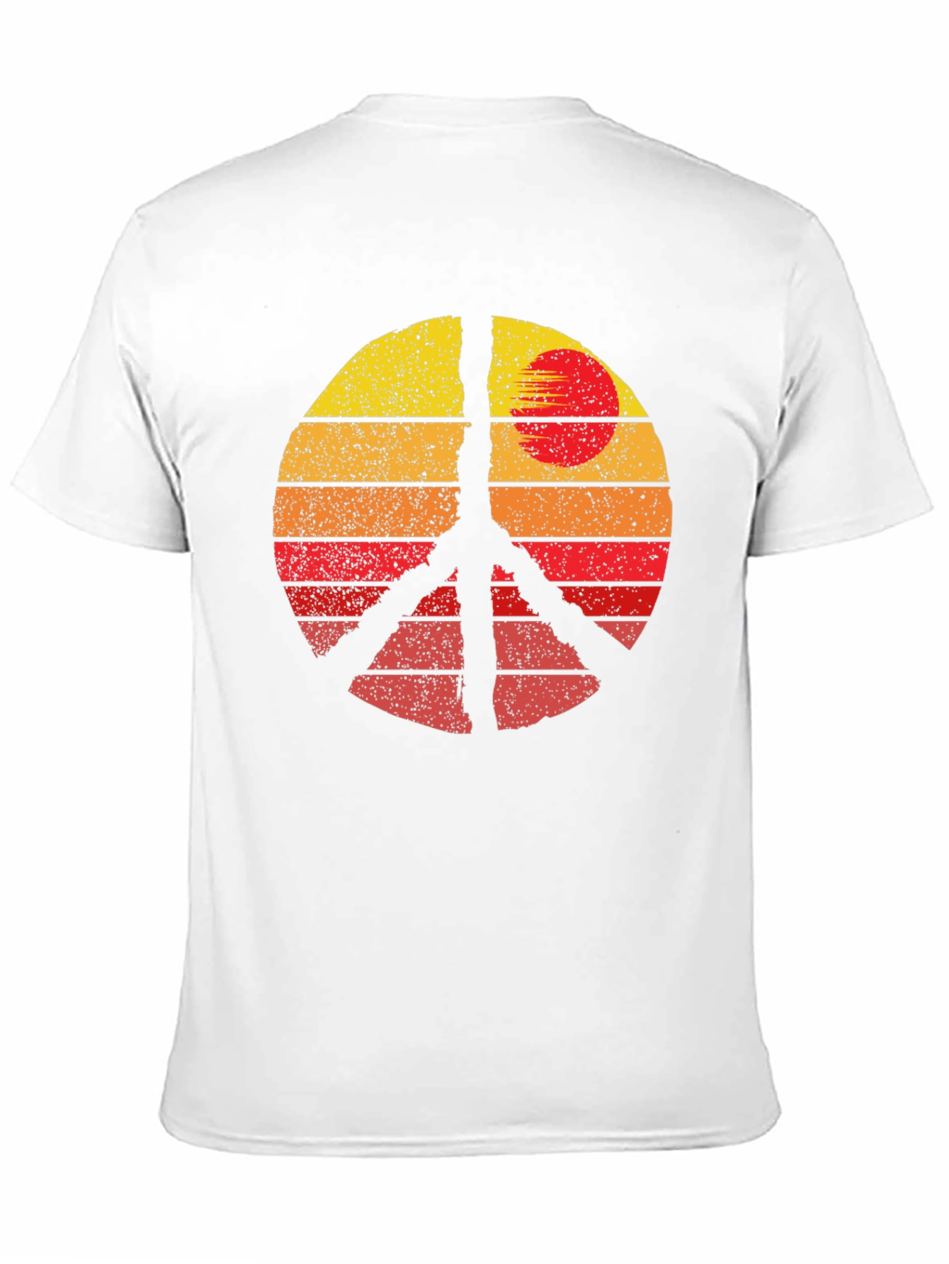 Retro Sunset Peace Sign T-Shirt