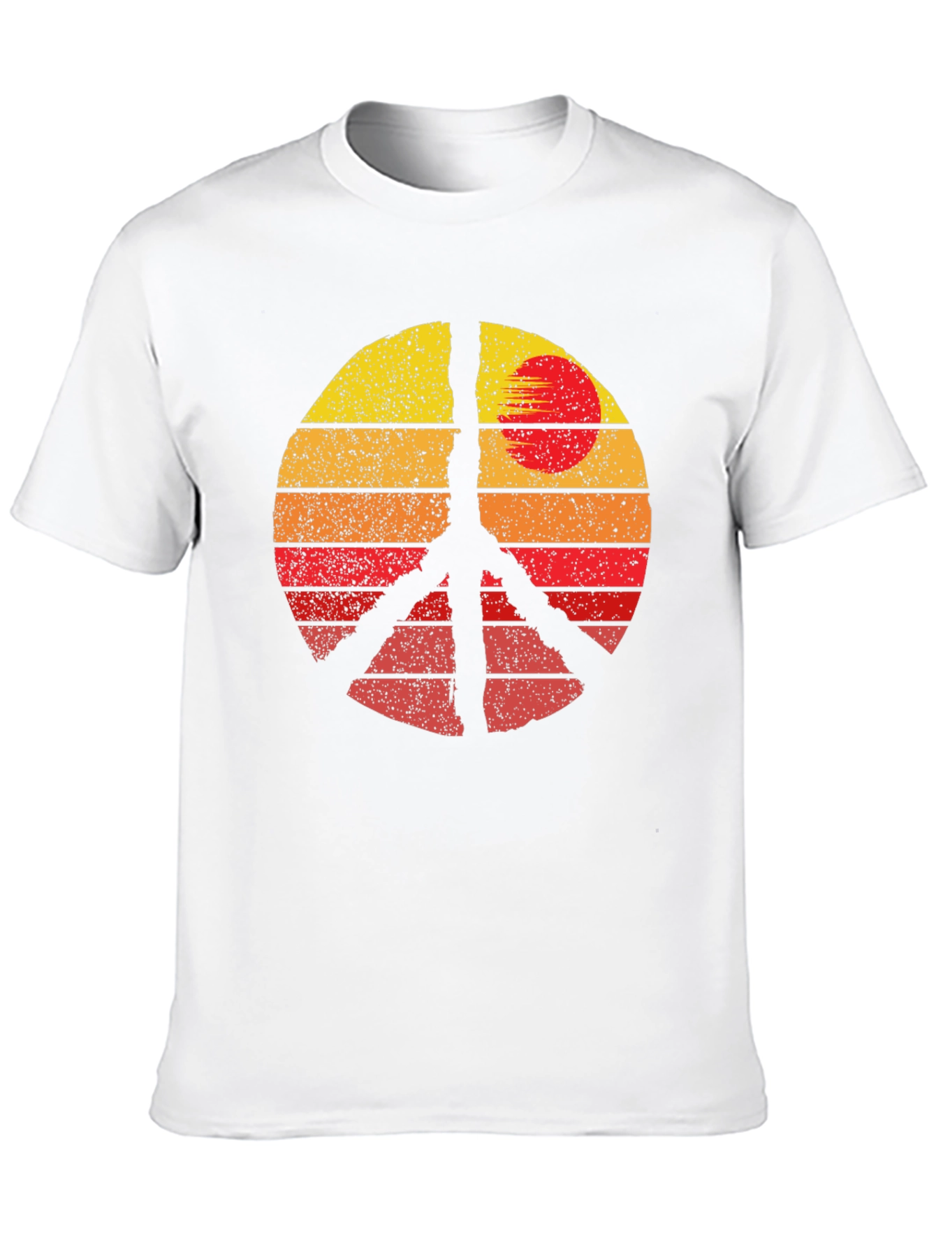 Retro Sunset Peace Sign T-Shirt
