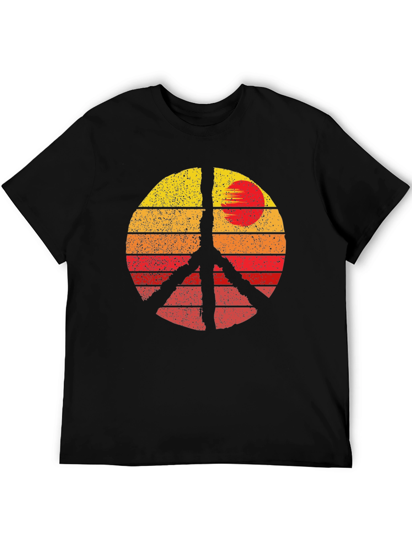 Retro Sunset Peace Sign T-Shirt