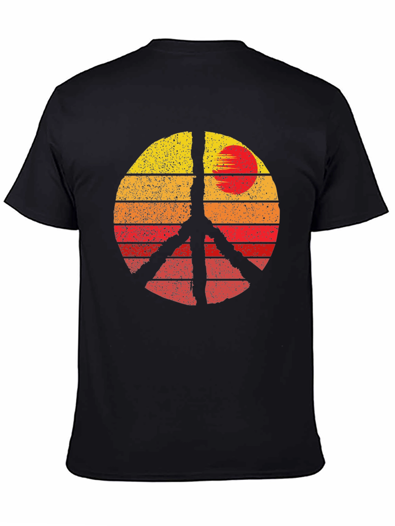 Retro Sunset Peace Sign T-Shirt