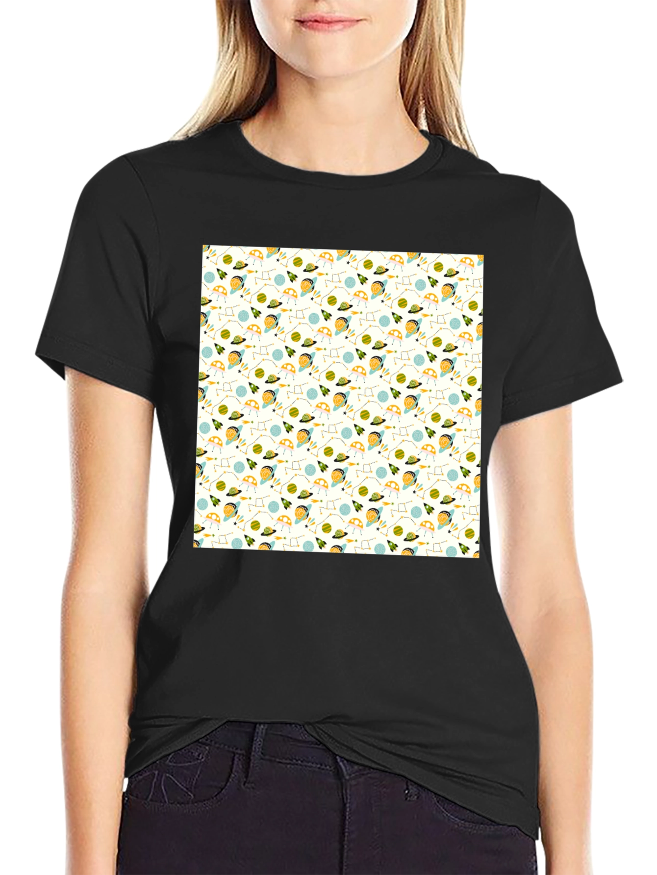Cosmic Adventure Tee - Black