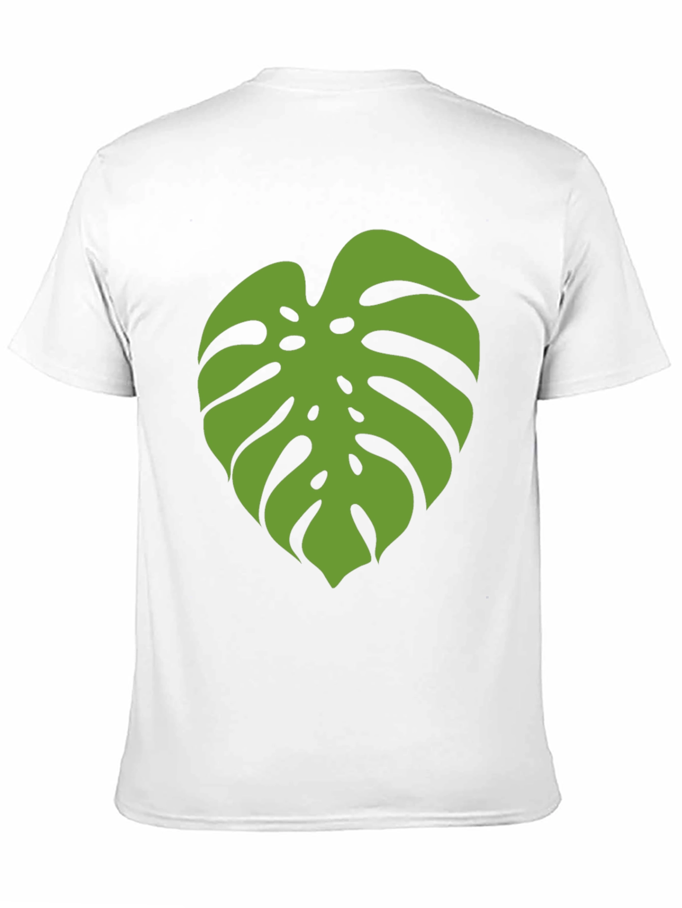 Monstera Leaf Graphic Tee - Black