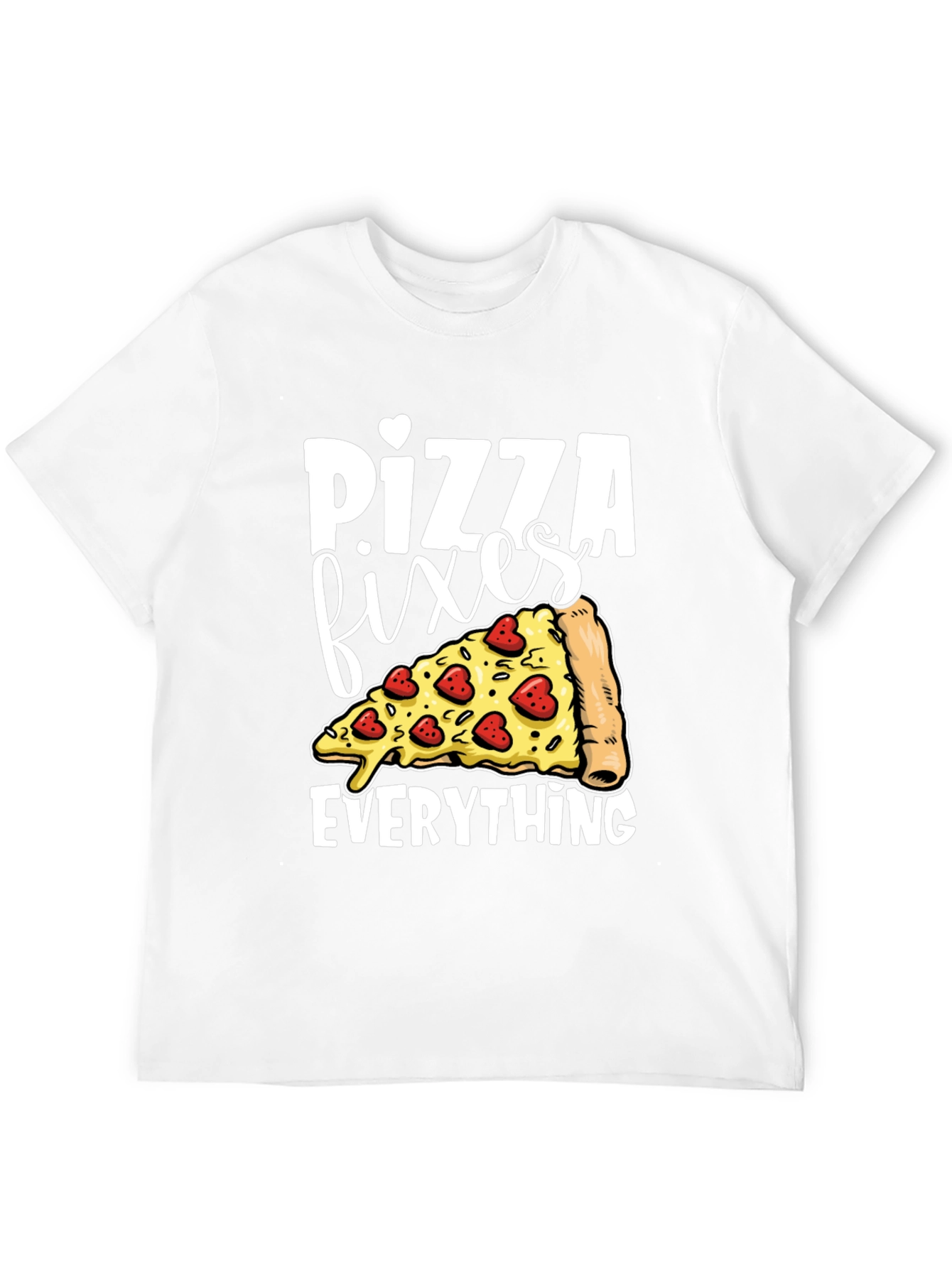 Pizza Fixes Everything Graphic Tee