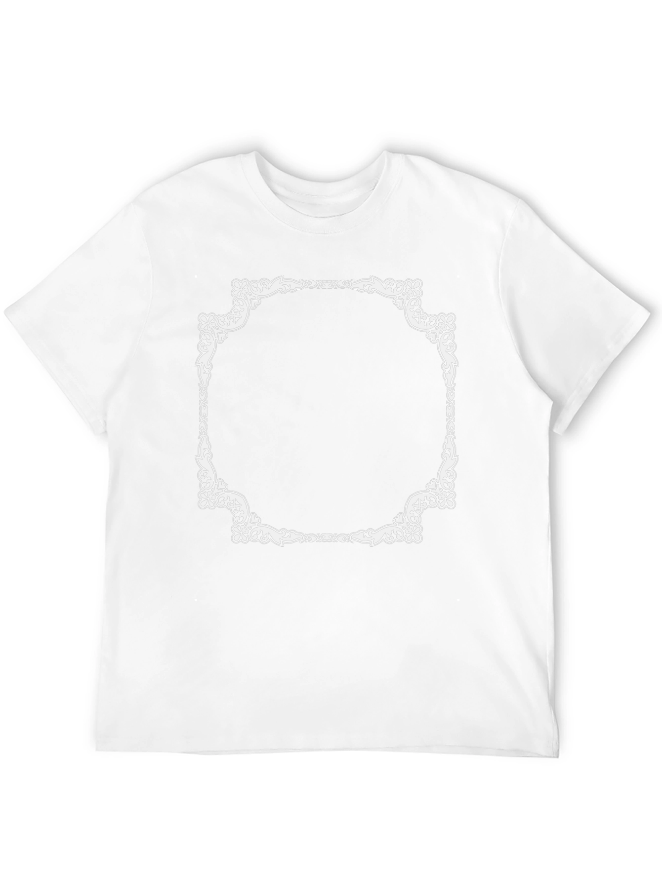 Ornate Frame Black T-Shirt