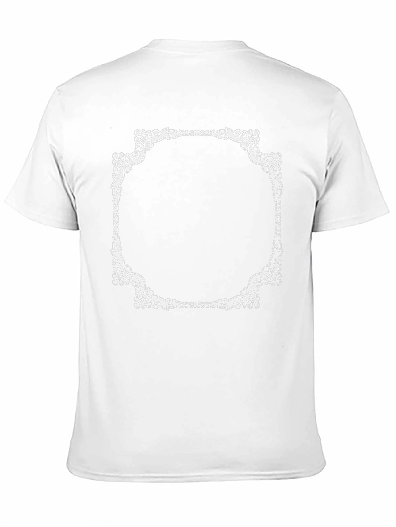 Ornate Frame Black T-Shirt