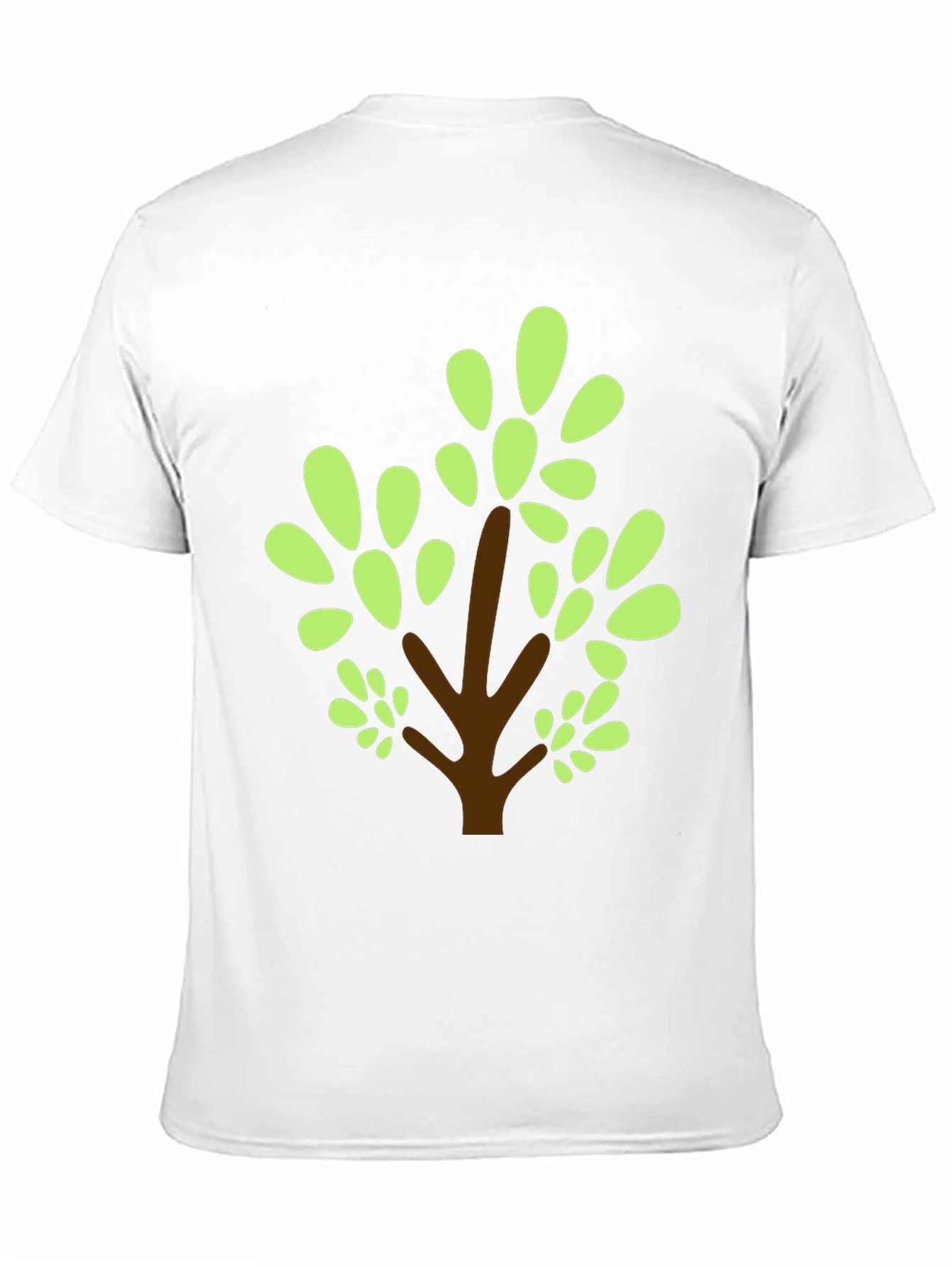 Nature Tree Graphic Tee - Casual Black T-Shirt