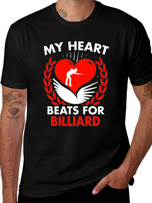 My Heart Beats for Billiard T-Shirt