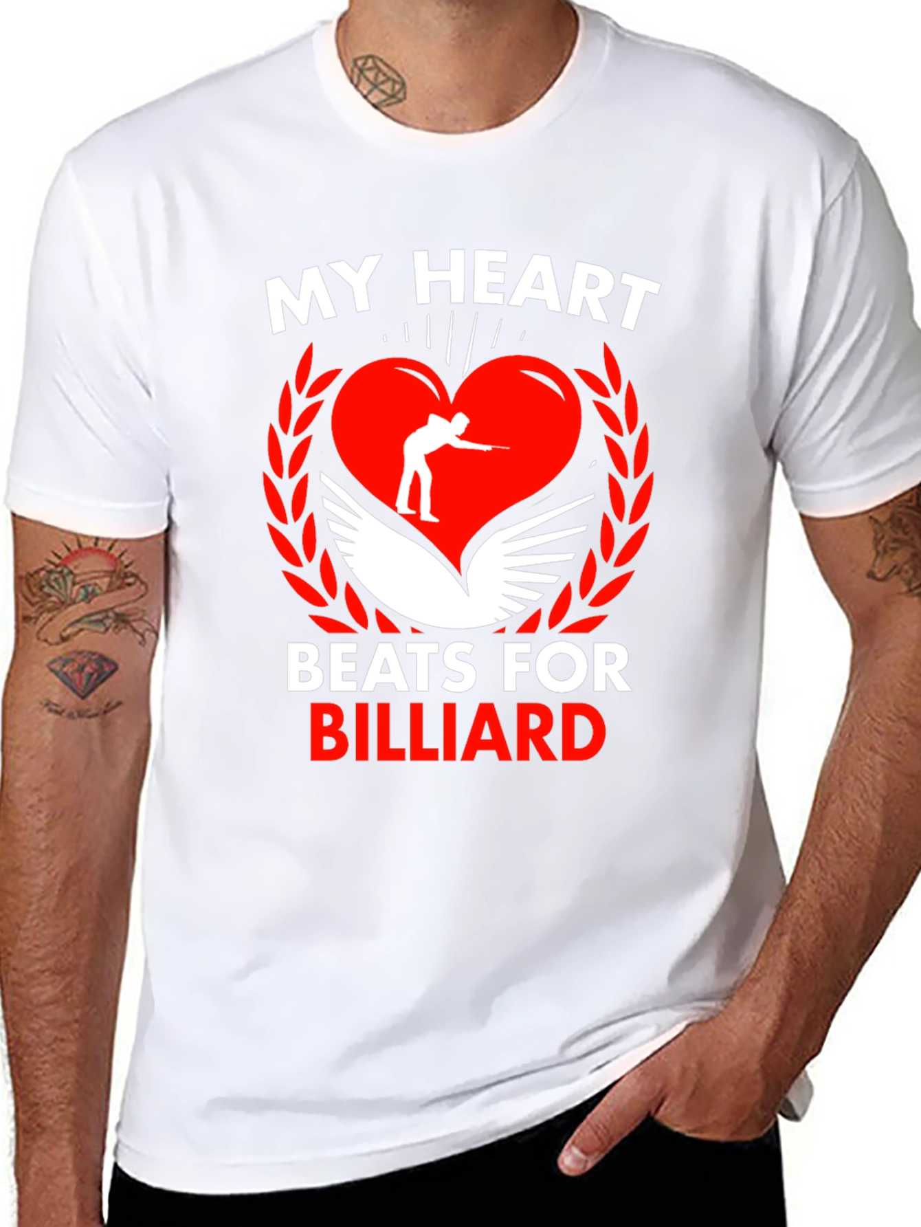 My Heart Beats for Billiard T-Shirt
