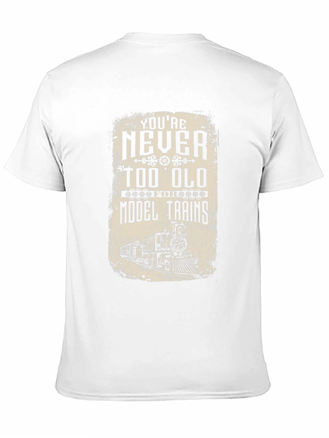 Model Train Enthusiast Black T-Shirt
