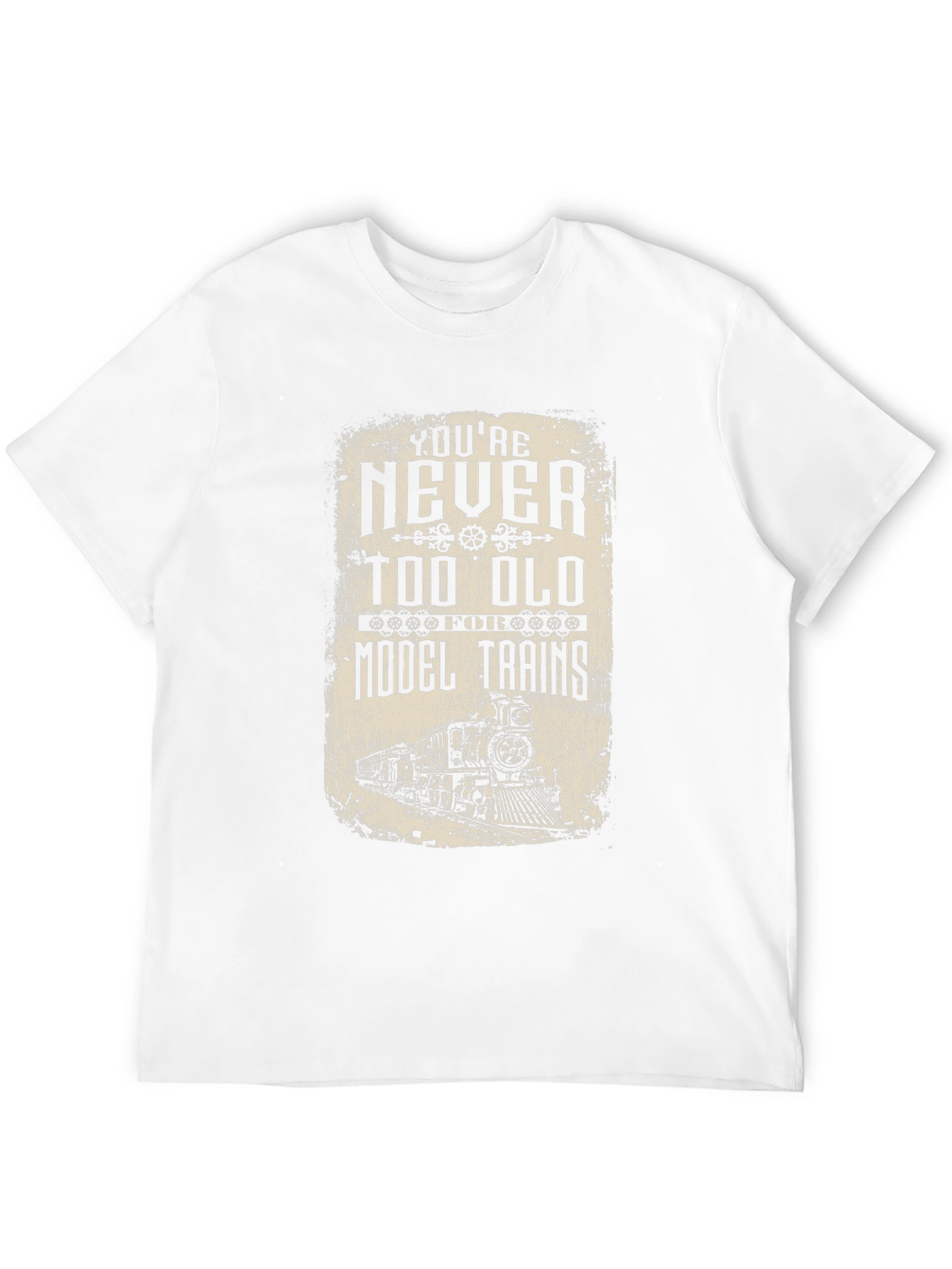 Model Train Enthusiast Black T-Shirt