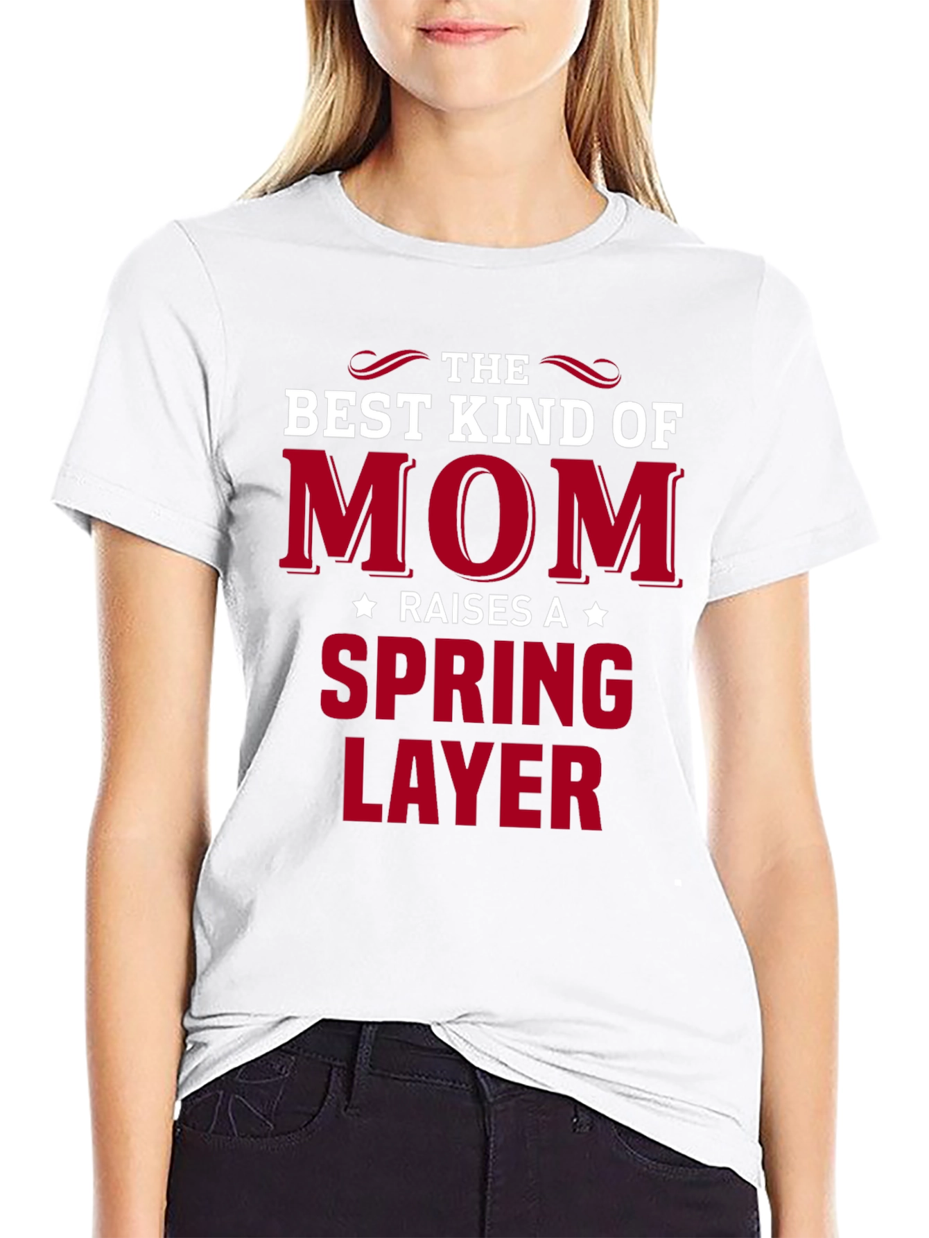 Best Kind of Mom - Spring Layer Graphic Tee