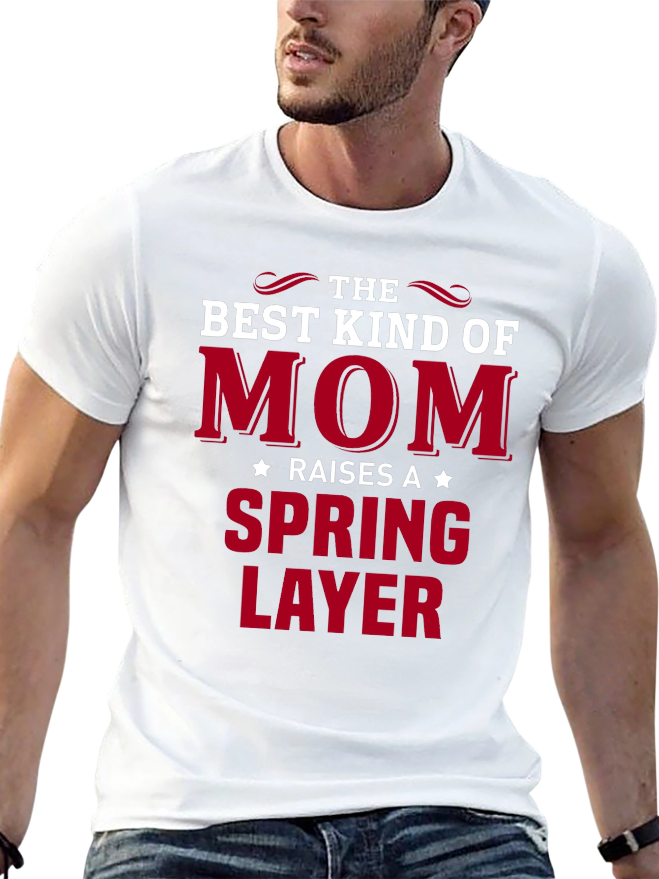 Best Kind of Mom - Spring Layer Graphic Tee