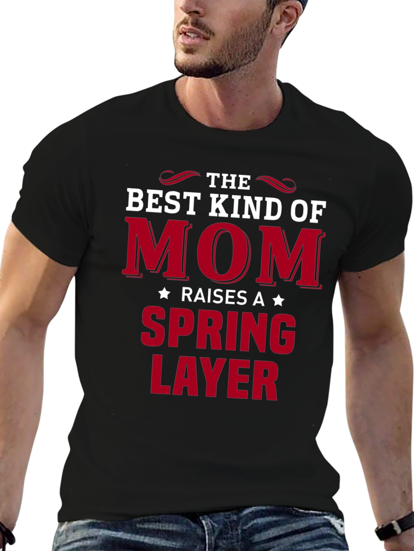 Best Kind of Mom - Spring Layer Graphic Tee